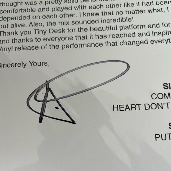 Anderson .Paak & The Free Nationals - NPR Tiny Desk SIGNED Vinyl LP - Picture 3 of 7